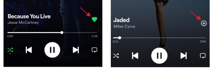 Spotify like icon | Like Songs on Spotify