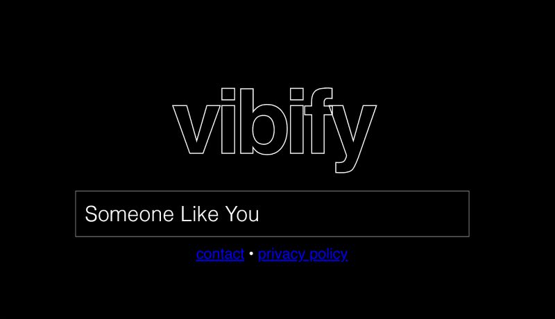 hit Enter Vibify | Spotify Playlist Finders