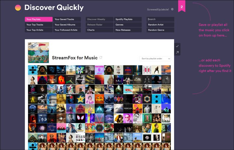 Discover Quickly | Spotify Playlist Finders