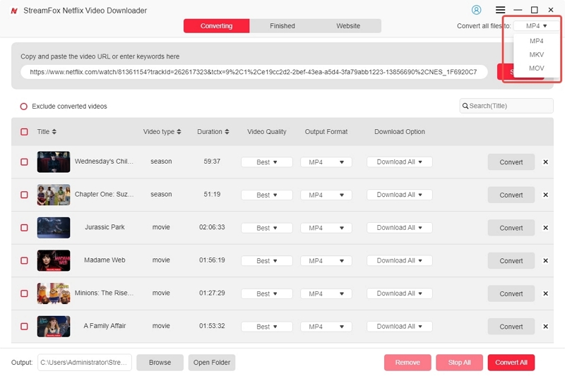 select a preferred formate | how do i download series on netflix