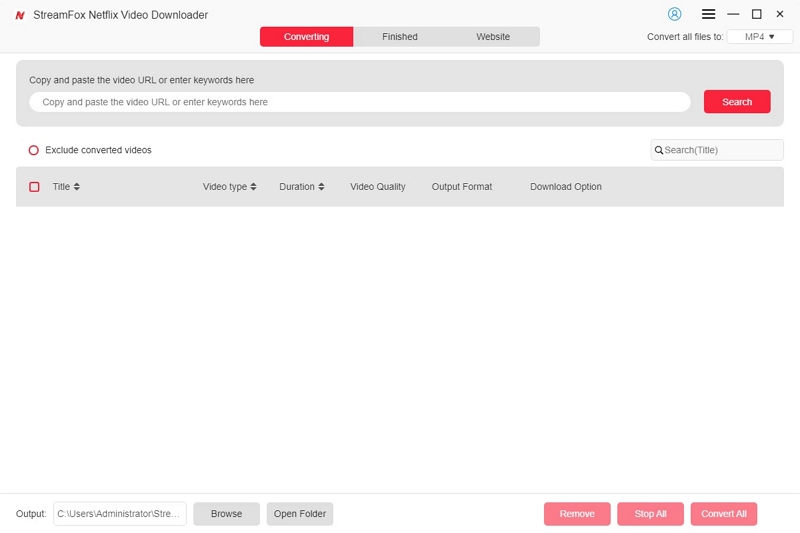 enter the title | online Netflix video downloader