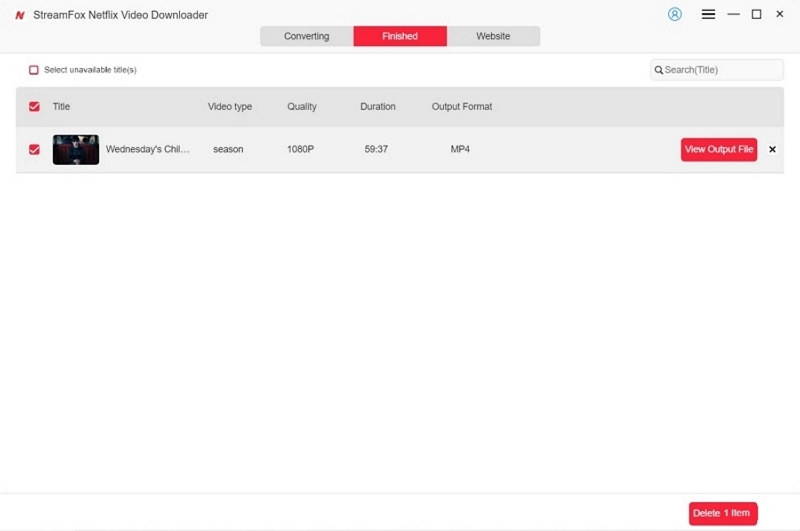 selected content | Netflix online video downloader