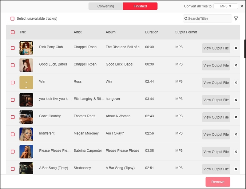 click View Output File | Repeat or Loop Spotify Playlist