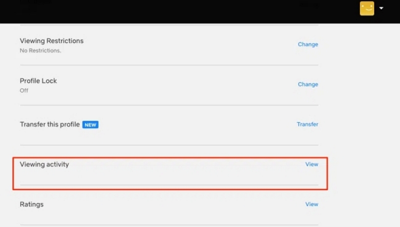 Viewing Activity | how to delete continue watching on netflix