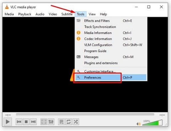 Disable hardware acceleration | play amazon prime video on vlc