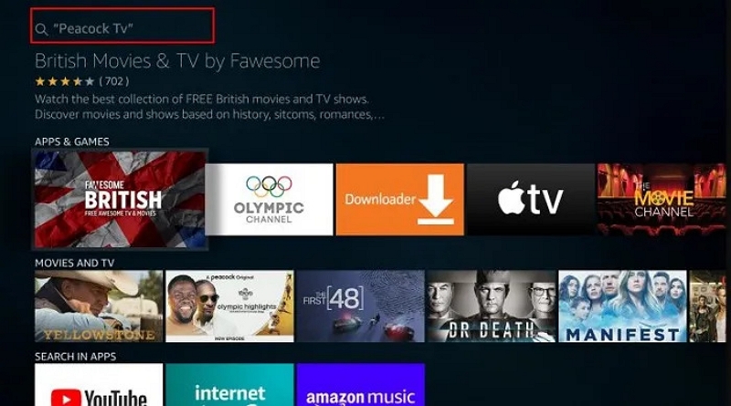 Firestick remote | is peacock free with Amazon Prime